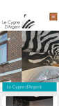 Mobile Screenshot of cygnedargent.be